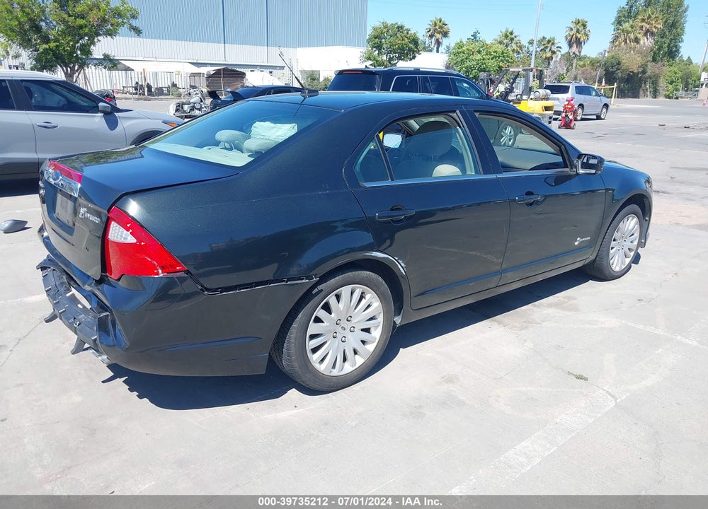 2010 FORD FUSION HYBRID VIN: 3FADP0L37AR185500
