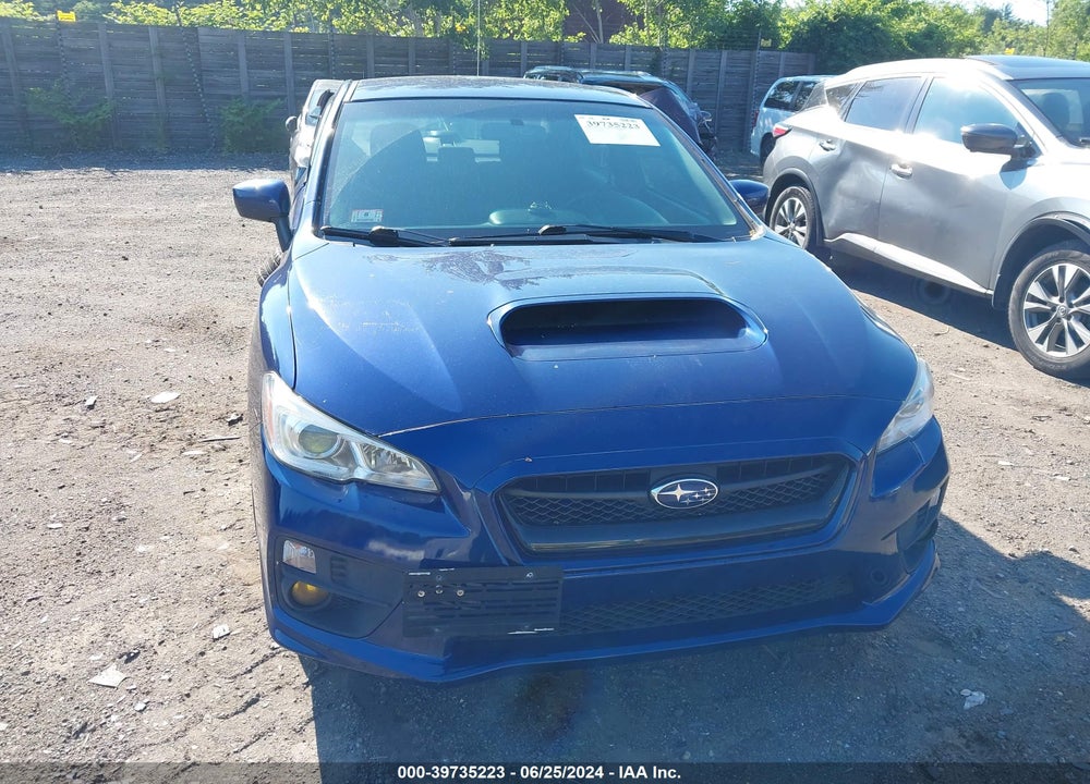 2017 SUBARU WRX VIN: JF1VA1B69H9800786