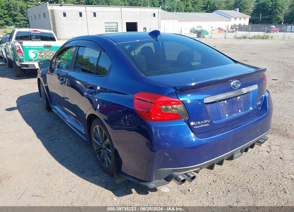 2017 SUBARU WRX VIN: JF1VA1B69H9800786