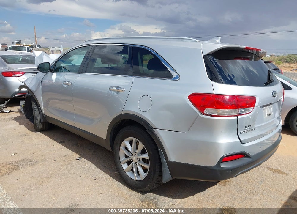 2017 KIA SORENTO 2.4L LX VIN: 5XYPG4A39HG245587