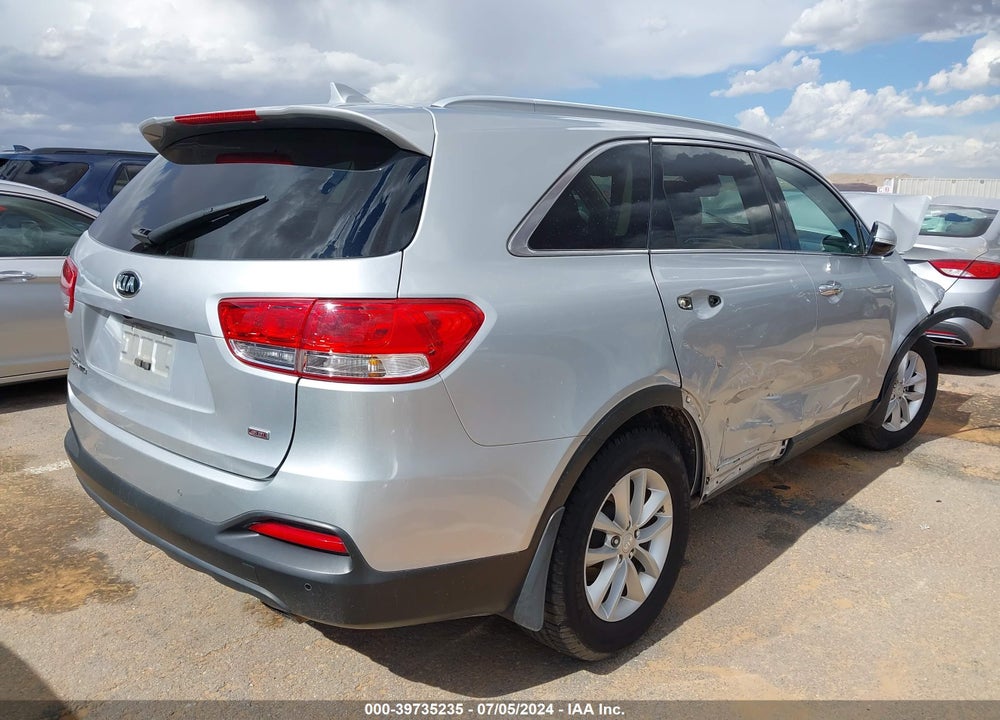 2017 KIA SORENTO 2.4L LX VIN: 5XYPG4A39HG245587