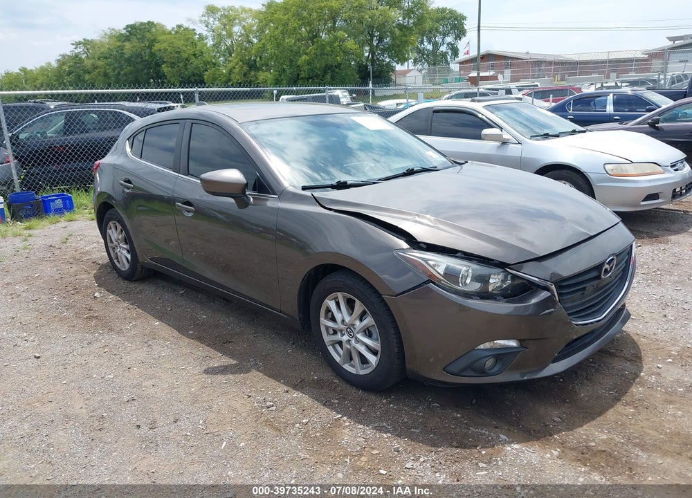 2015 MAZDA 3 I GRAND TOURING VIN: JM1BM1M74F1239564