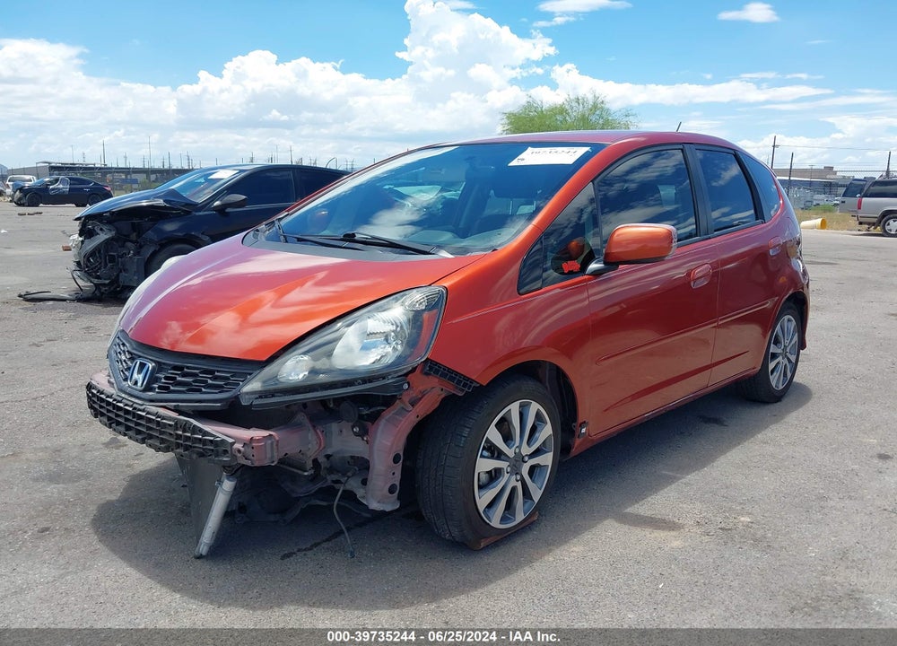 2012 HONDA FIT SPORT VIN: JHMGE8H51CC038448