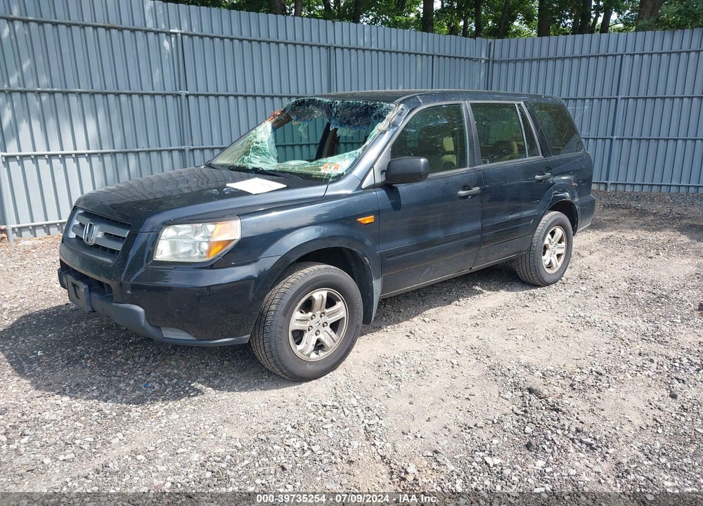 2006 HONDA PILOT LX VIN: 2HKYF18106H548810