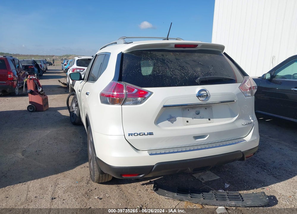 2016 NISSAN ROGUE SL VIN: 5N1AT2MV7GC812476