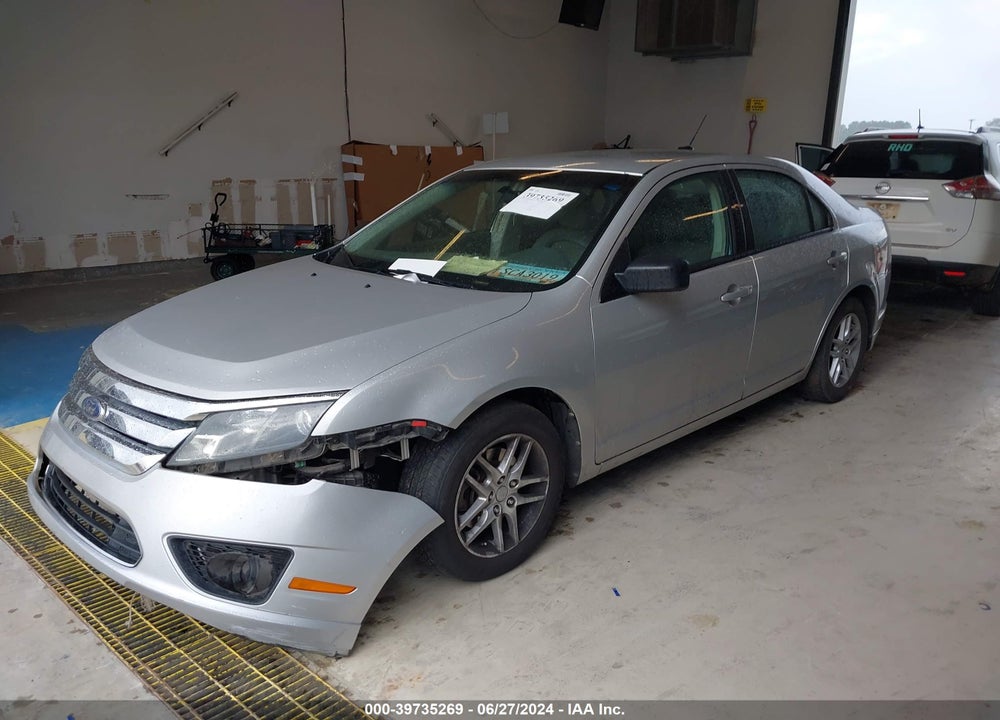 2010 FORD FUSION S VIN: 3FAHP0GA0AR262377