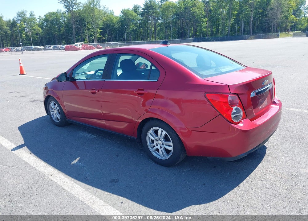 2013 CHEVROLET SONIC LT AUTO VIN: 1G1JC5SG3D4251038