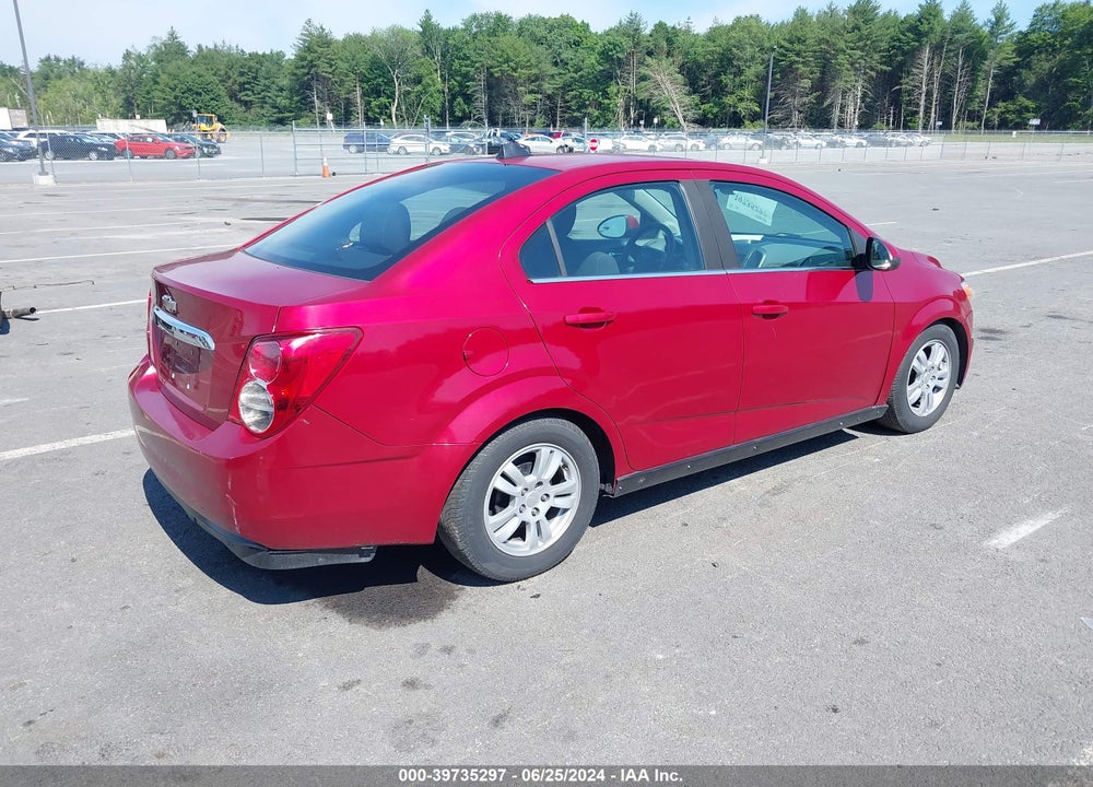 2013 CHEVROLET SONIC LT AUTO VIN: 1G1JC5SG3D4251038