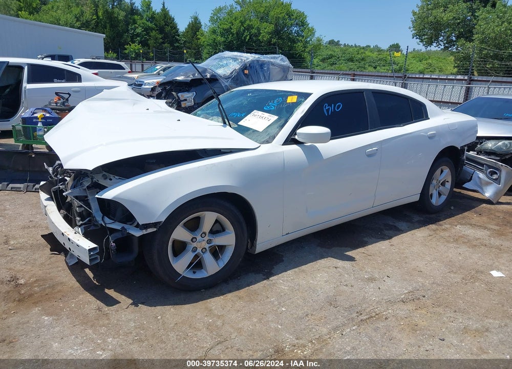 2013 DODGE CHARGER SE VIN: 2C3CDXBG4DH612857