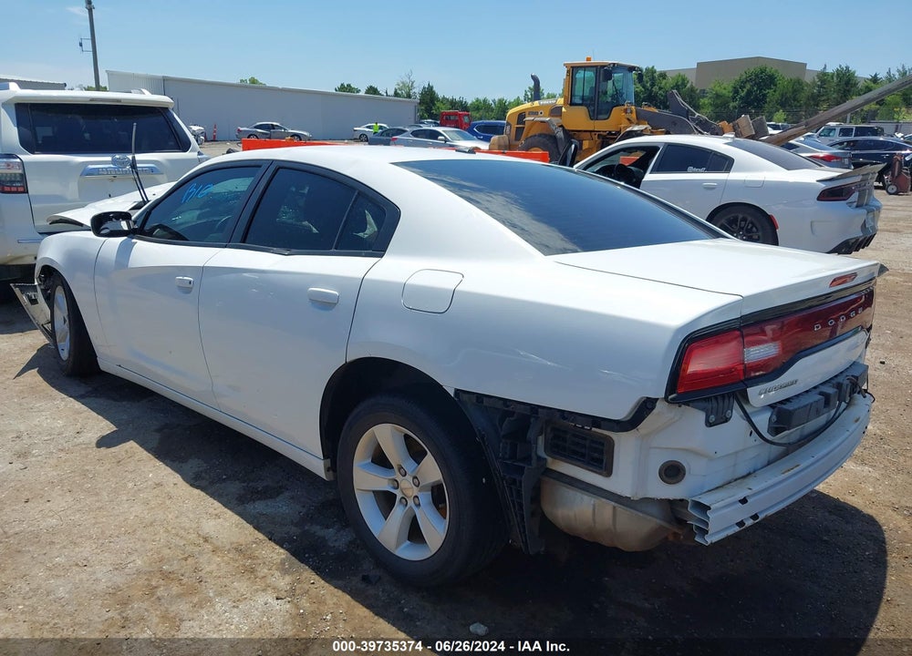 2013 DODGE CHARGER SE VIN: 2C3CDXBG4DH612857