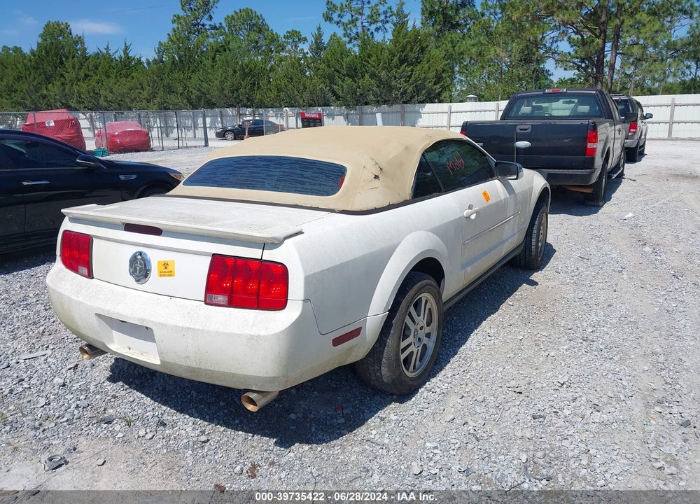 2007 FORD MUSTANG V6 DELUXE/V6 PREMIUM VIN: 1ZVFT84N475276276