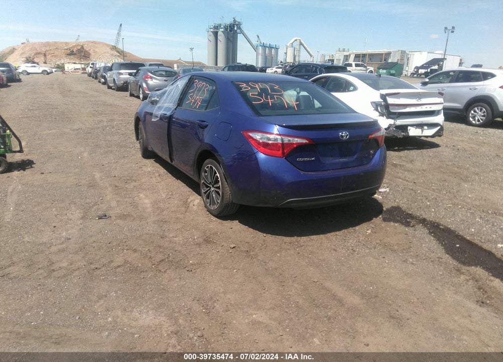 2014 TOYOTA COROLLA S PLUS VIN: 2T1BURHE9EC142085