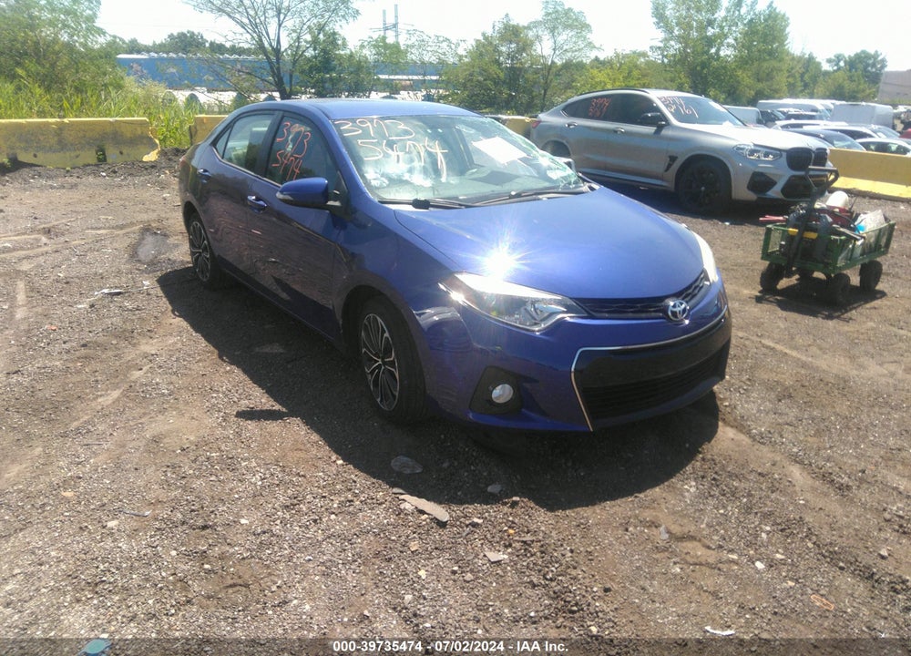 2014 TOYOTA COROLLA S PLUS VIN: 2T1BURHE9EC142085