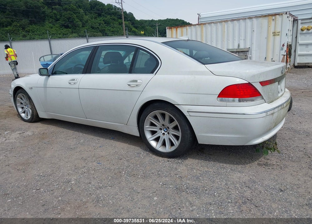 2002 BMW 745LI VIN: WBAGN63442DR07411