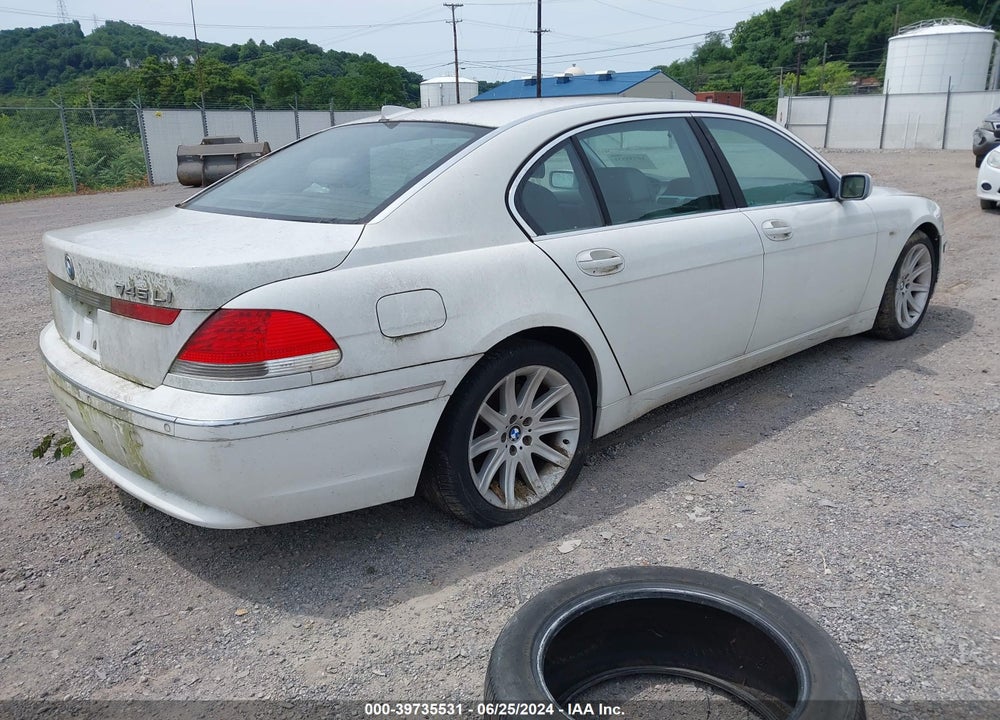 2002 BMW 745LI VIN: WBAGN63442DR07411
