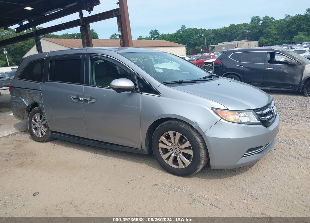 2017 HONDA ODYSSEY SE VIN: 5FNRL5H34HB008643