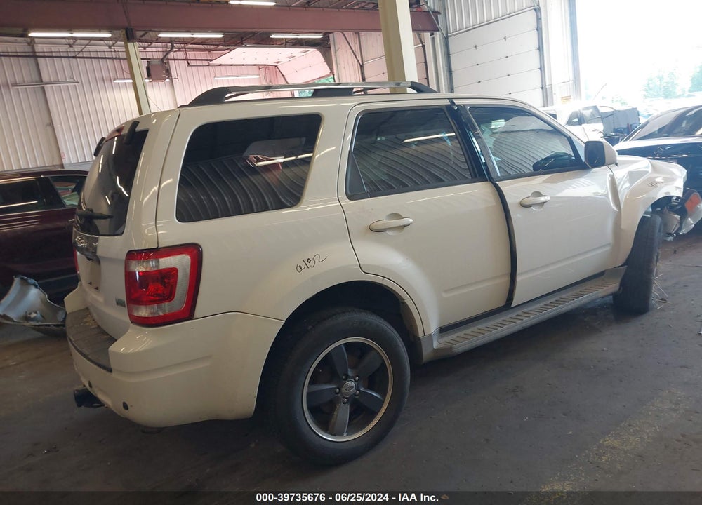 2010 FORD ESCAPE LIMITED VIN: 1FMCU9EG2AKD15816