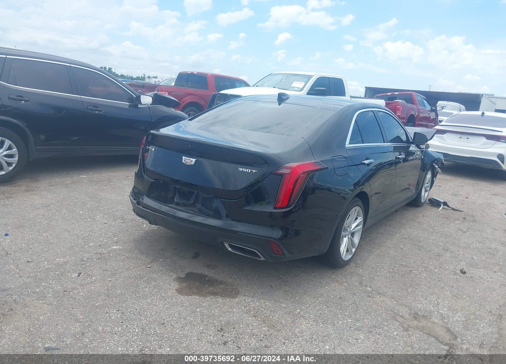 2021 CADILLAC CT4 LUXURY VIN: 1G6DJ5RK7M0112626