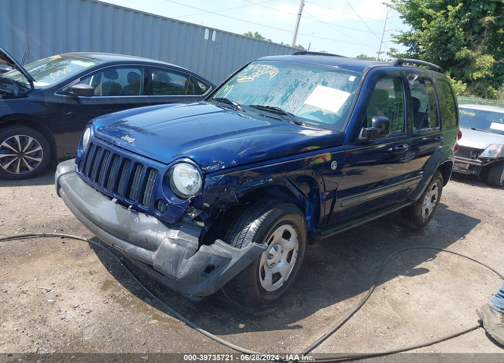 2007 JEEP LIBERTY SPORT VIN: 1J4GL48K47W513370