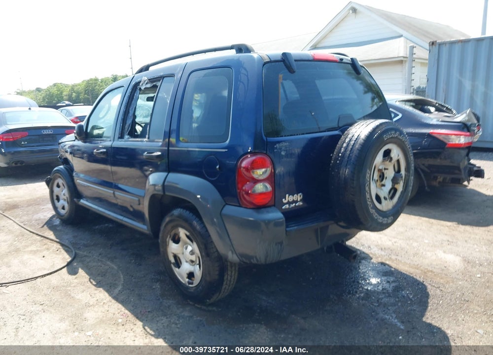 2007 JEEP LIBERTY SPORT VIN: 1J4GL48K47W513370