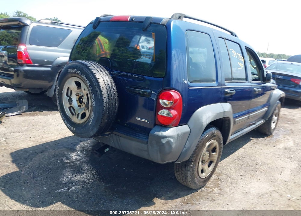 2007 JEEP LIBERTY SPORT VIN: 1J4GL48K47W513370