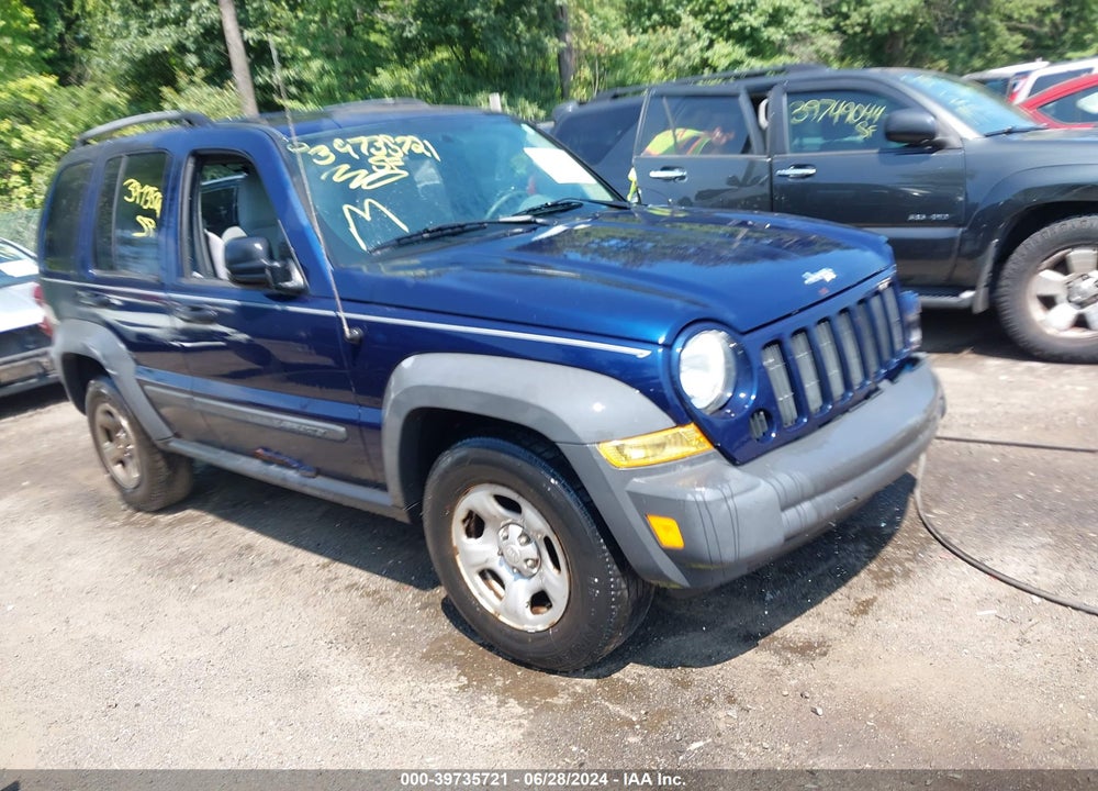 2007 JEEP LIBERTY SPORT VIN: 1J4GL48K47W513370