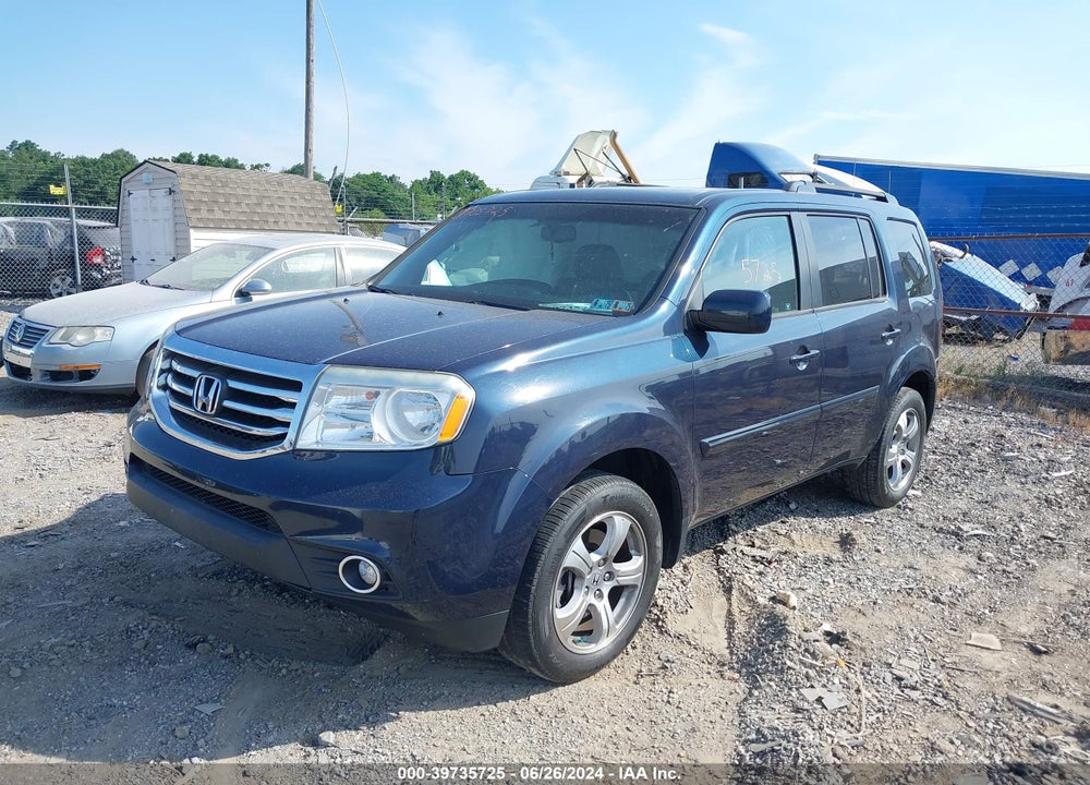 2012 HONDA PILOT EX-L VIN: 5FNYF4H57CB067855