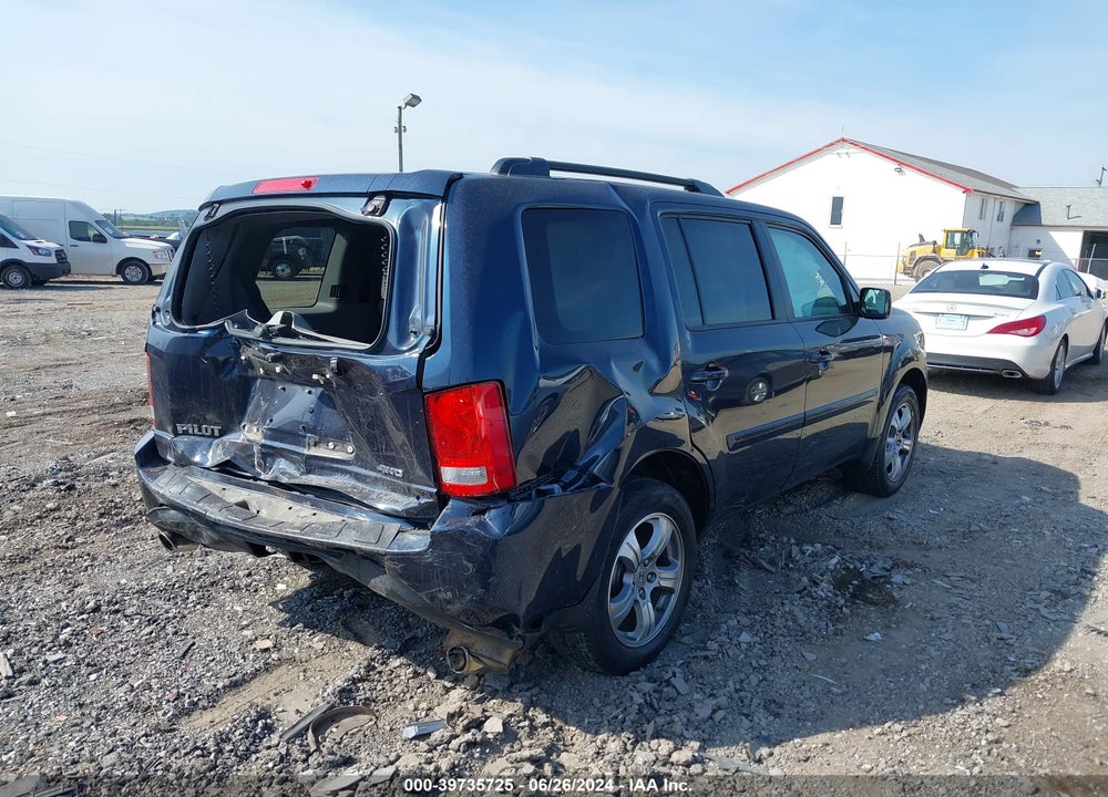 2012 HONDA PILOT EX-L VIN: 5FNYF4H57CB067855