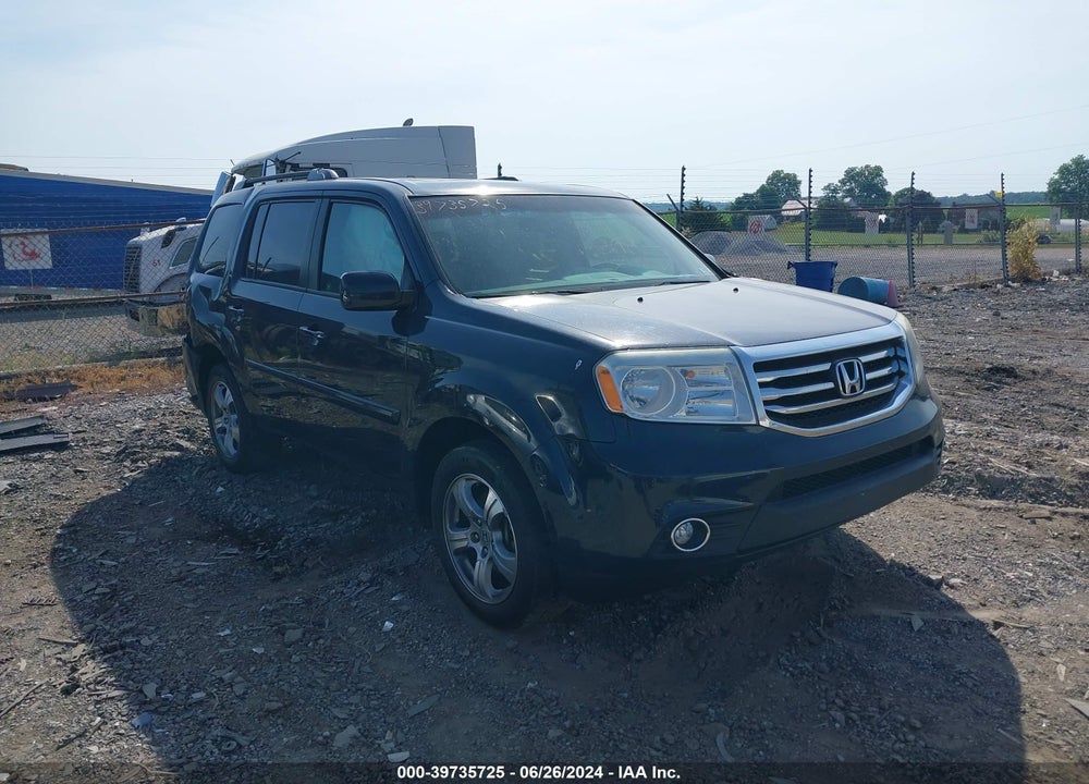 2012 HONDA PILOT EX-L VIN: 5FNYF4H57CB067855