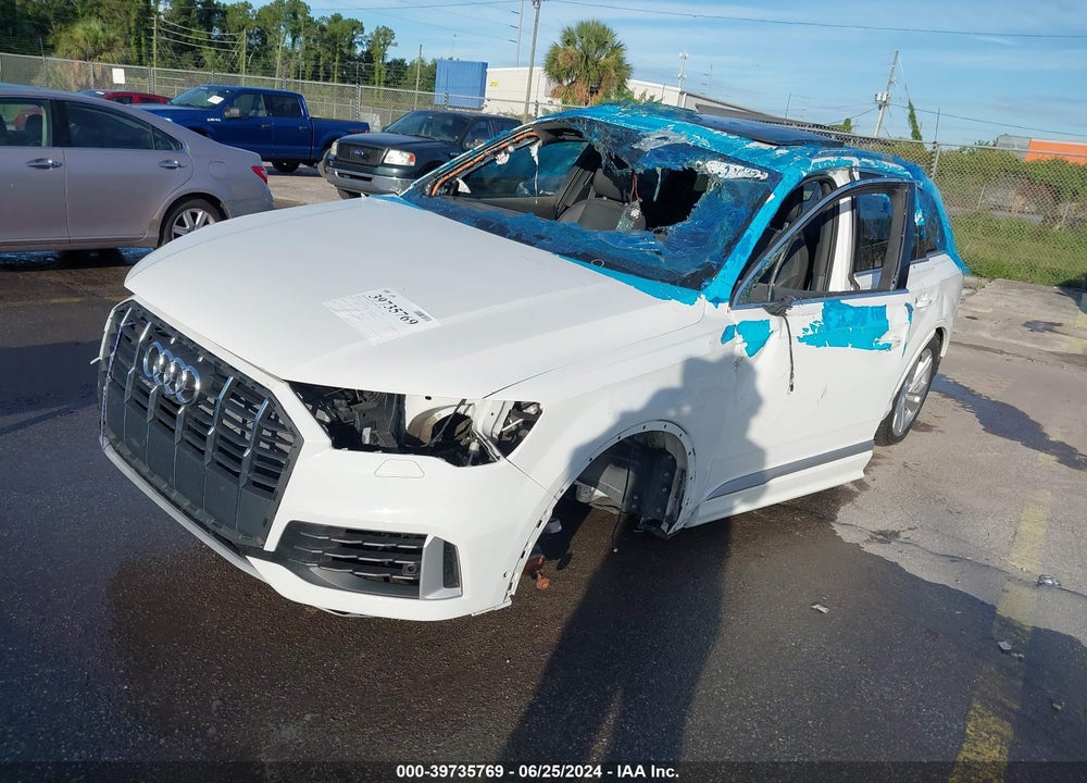 2020 AUDI Q7 PREMIUM PLUS 55 TFSI QUATTRO TIPTRONIC VIN: WA1LXAF76LD001860