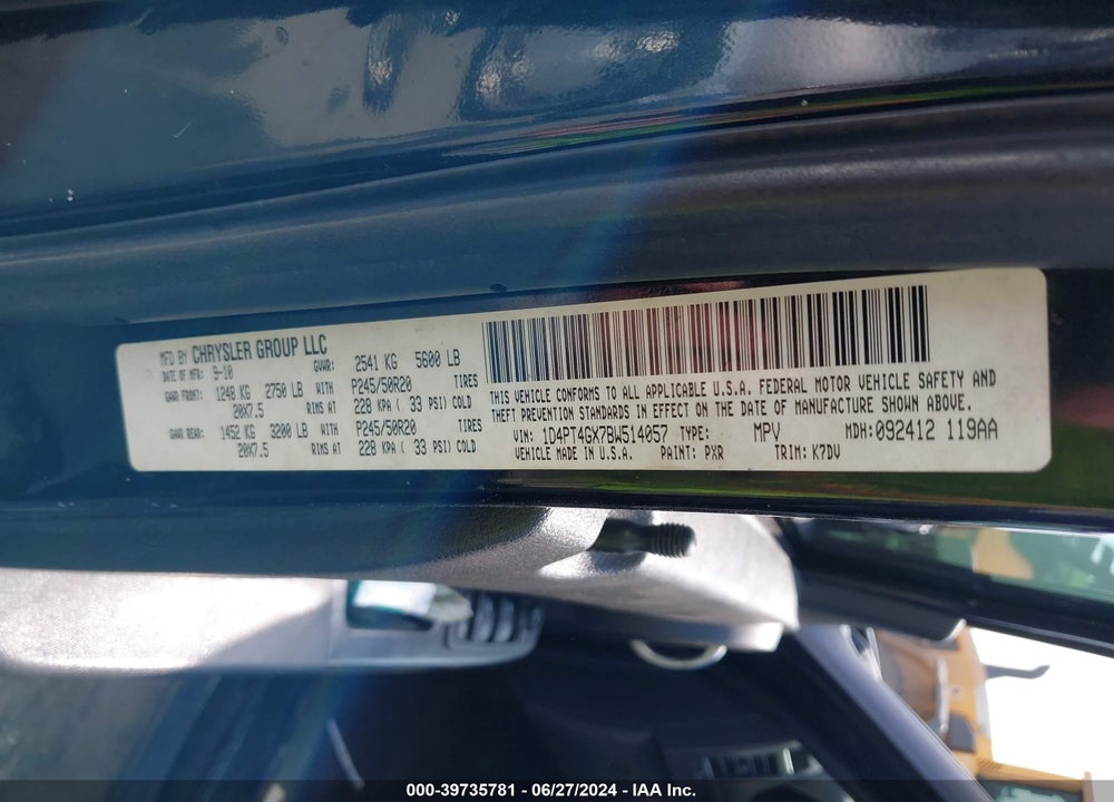 2011 DODGE NITRO HEAT VIN: 1D4PT4GX7BW514057