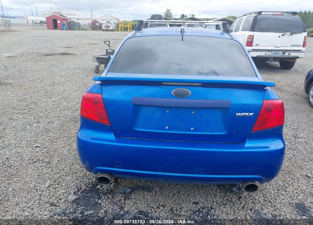 2008 SUBARU IMPREZA WRX VIN: JF1GE74628G516442
