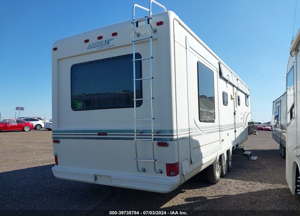 2001 TRAVEL SUPREME TRAV 36RLTSOA VIN: 4TKFW363012001203