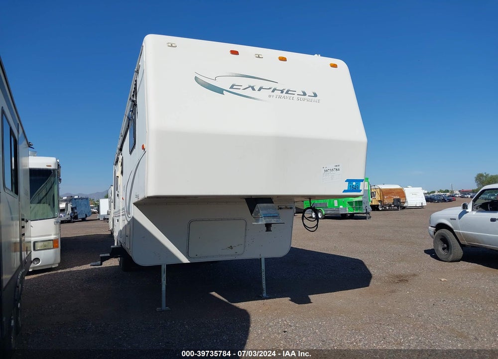 2001 TRAVEL SUPREME TRAV 36RLTSOA VIN: 4TKFW363012001203