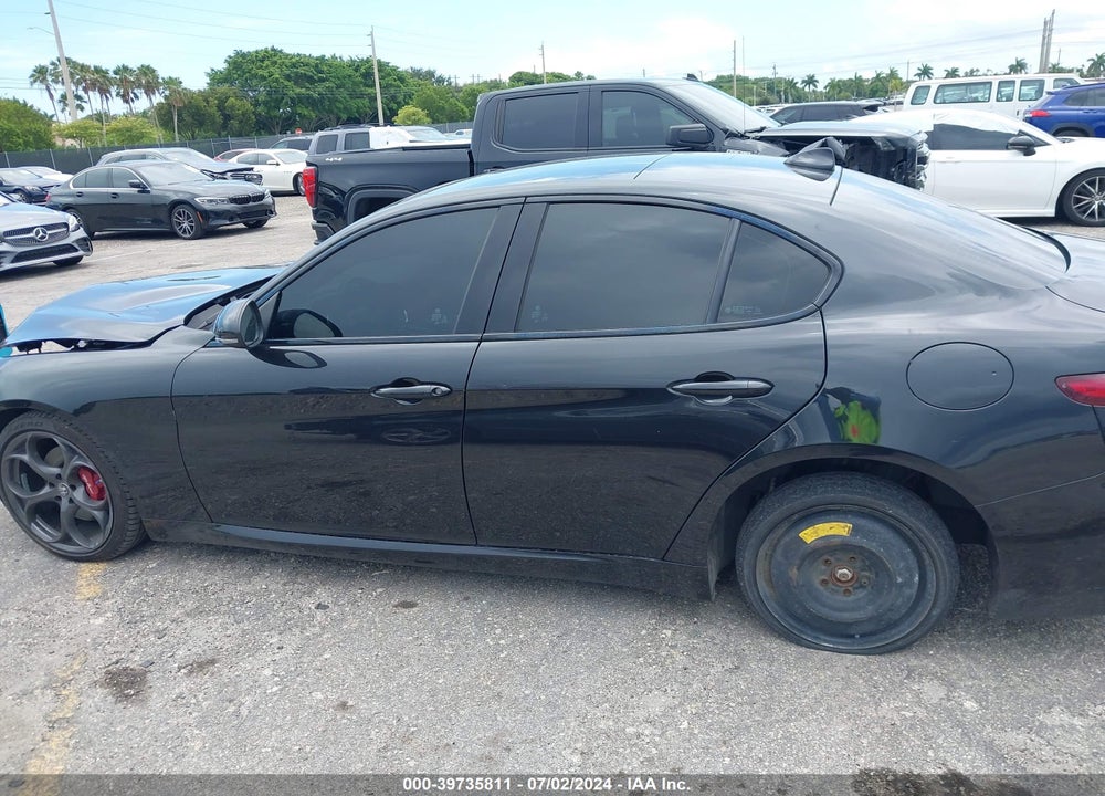 2020 ALFA ROMEO GIULIA TI SPORT AWD VIN: ZARFANBNXL7634656