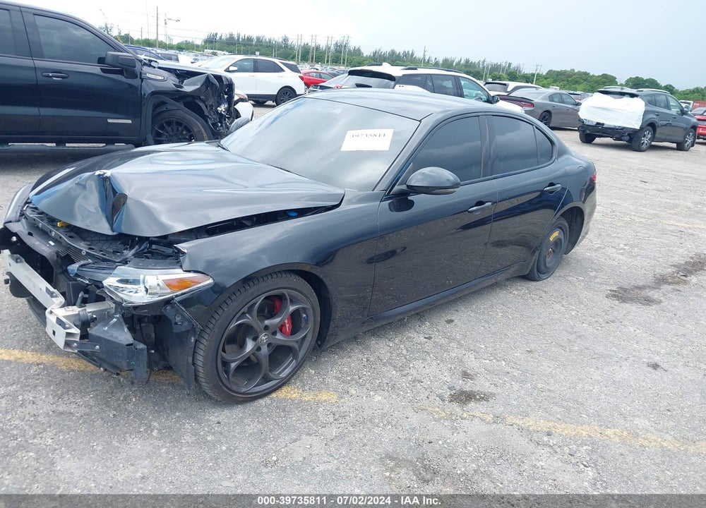 2020 ALFA ROMEO GIULIA TI SPORT AWD VIN: ZARFANBNXL7634656