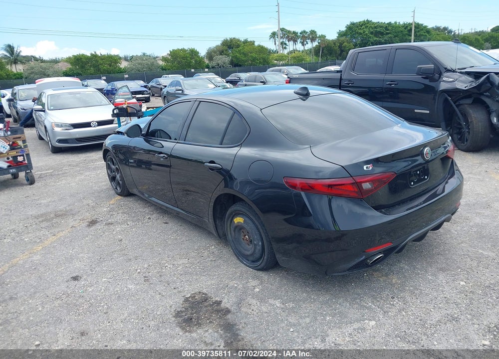 2020 ALFA ROMEO GIULIA TI SPORT AWD VIN: ZARFANBNXL7634656