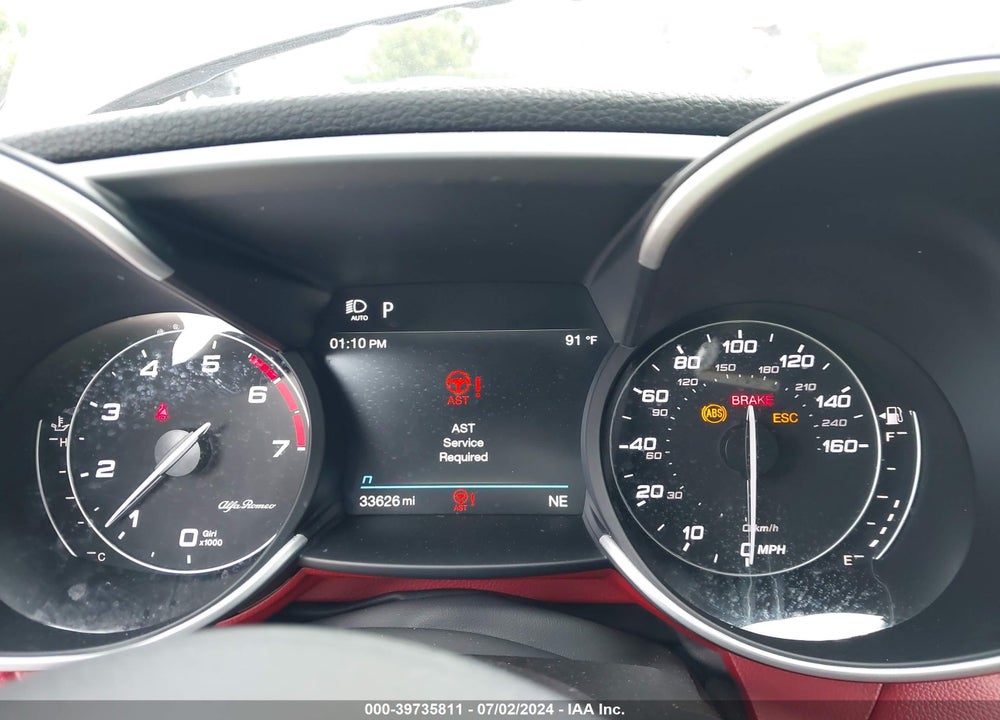 2020 ALFA ROMEO GIULIA TI SPORT AWD VIN: ZARFANBNXL7634656