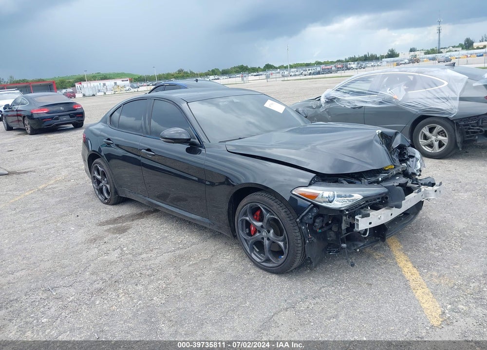 2020 ALFA ROMEO GIULIA TI SPORT AWD VIN: ZARFANBNXL7634656