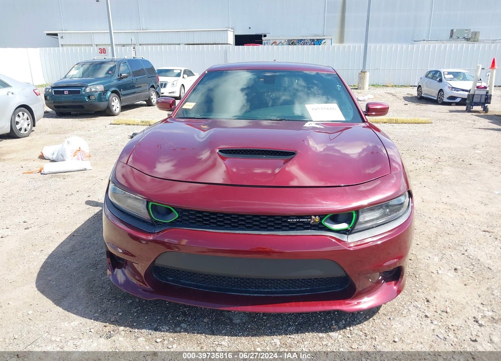 2019 DODGE CHARGER SCAT PACK RWD VIN: 2C3CDXGJ2KH728558