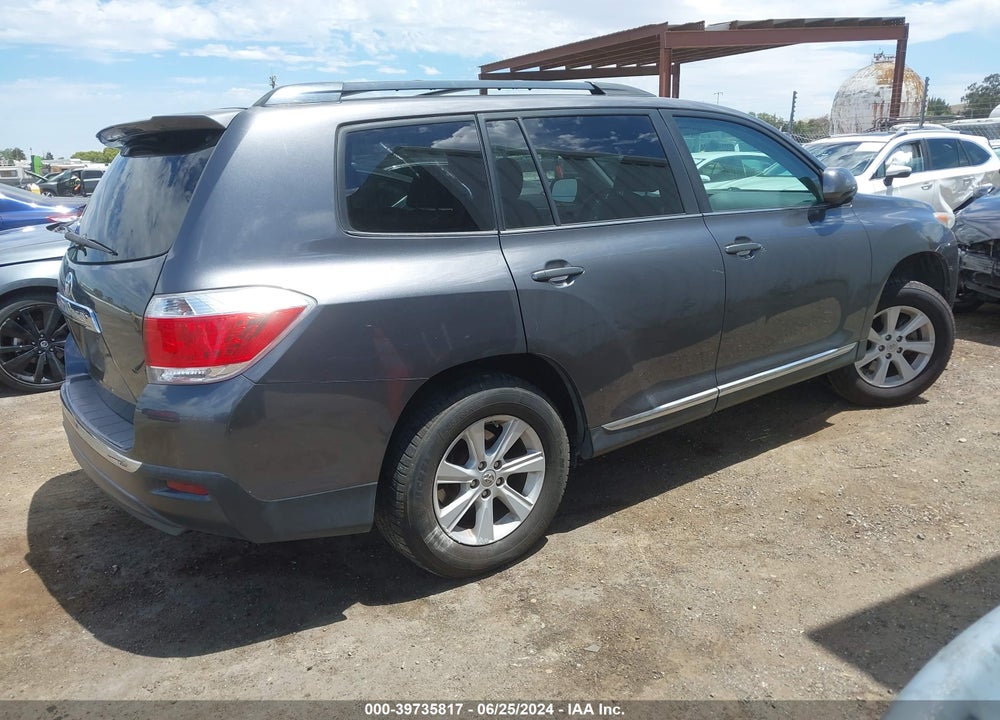 2013 TOYOTA HIGHLANDER BASE PLUS VIN: 5TDZA3EH5DS038850