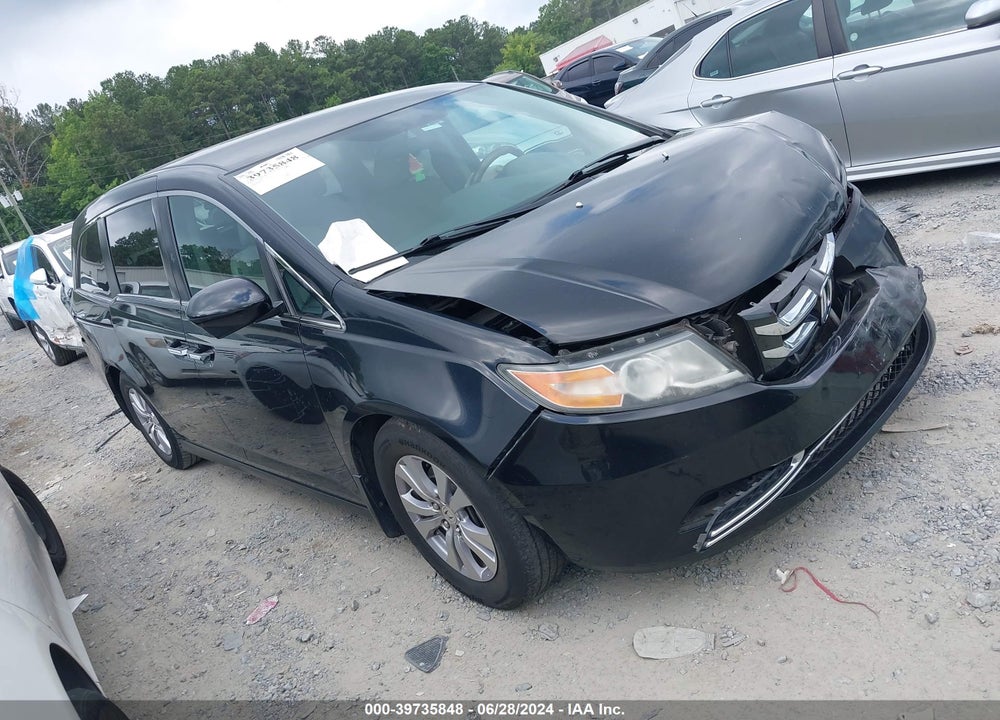 2016 HONDA ODYSSEY SE VIN: 5FNRL5H38GB064860