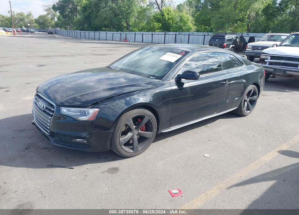 2015 AUDI S5 3.0T PREMIUM PLUS VIN: WAUCGAFR9FA033857