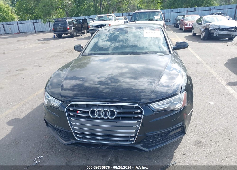 2015 AUDI S5 3.0T PREMIUM PLUS VIN: WAUCGAFR9FA033857