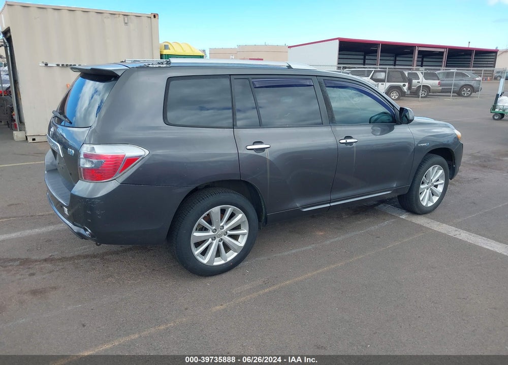 2009 TOYOTA HIGHLANDER HYBRID LIMITED VIN: JTEEW44A992028939