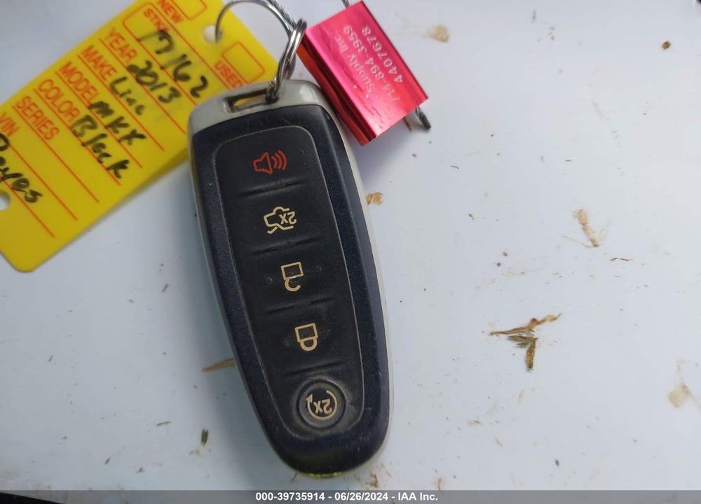 2013 LINCOLN MKX VIN: 2LMDJ6JKXDBL44408