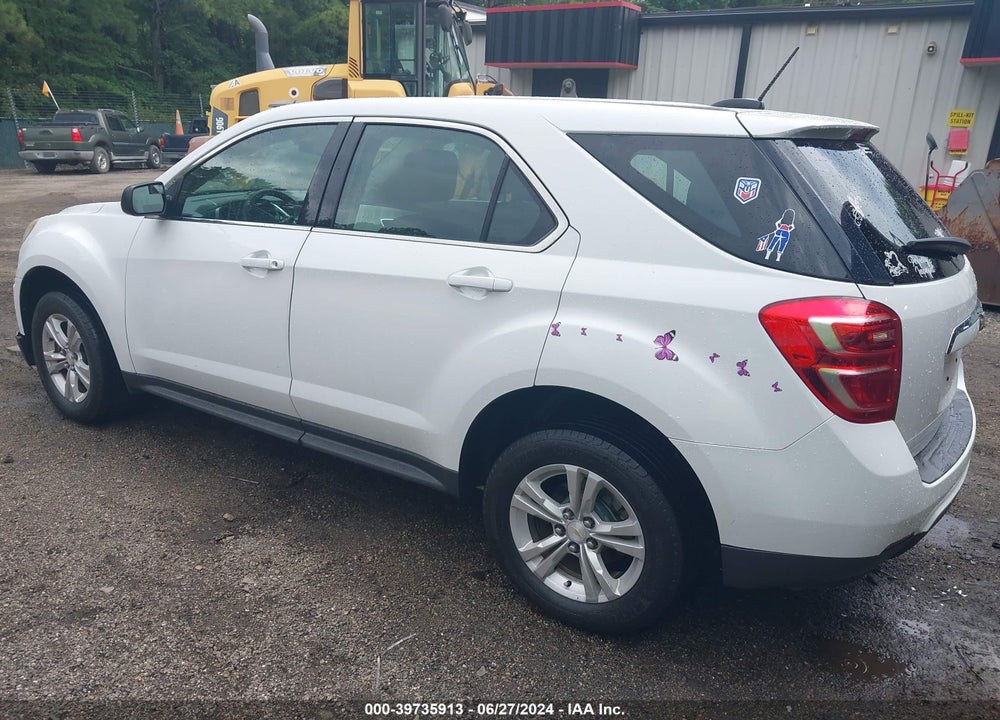 2016 CHEVROLET EQUINOX LS VIN: 2GNALBEK3G1188262