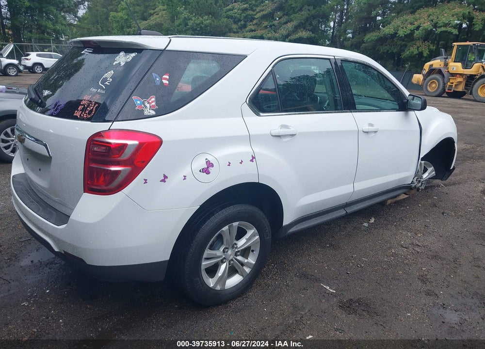 2016 CHEVROLET EQUINOX LS VIN: 2GNALBEK3G1188262