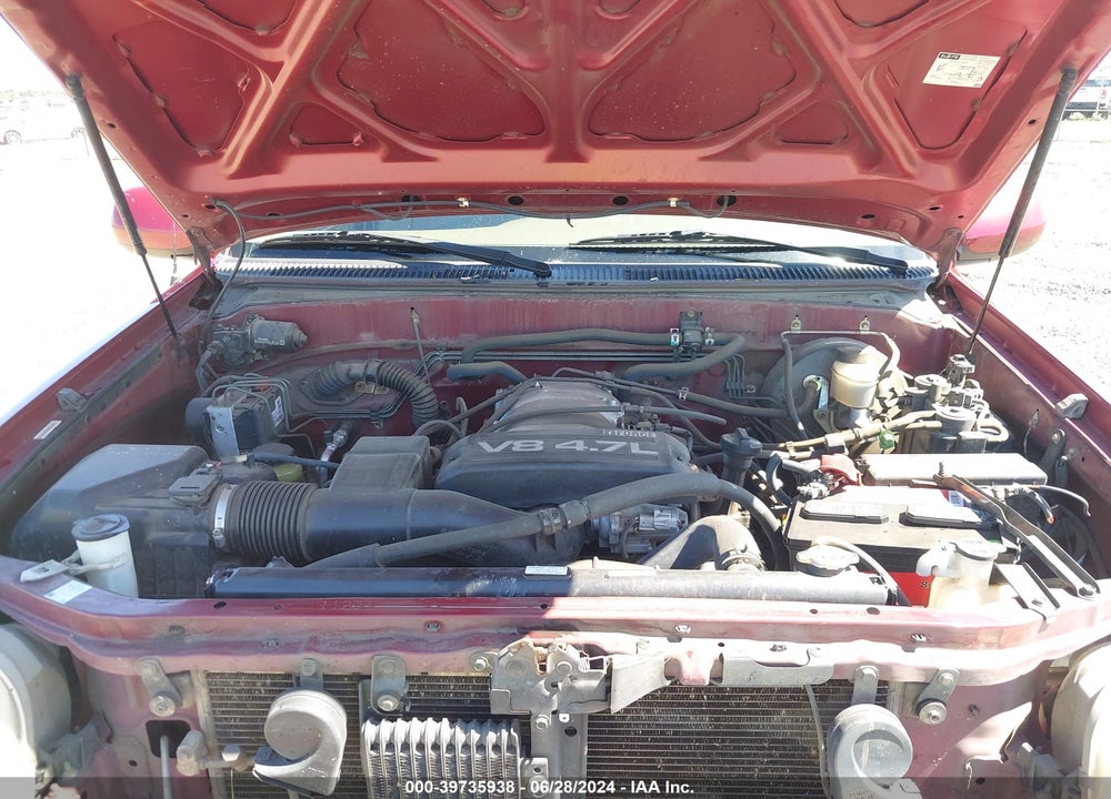 2001 TOYOTA TUNDRA LTD V8 VIN: 5TBBT48121S158433