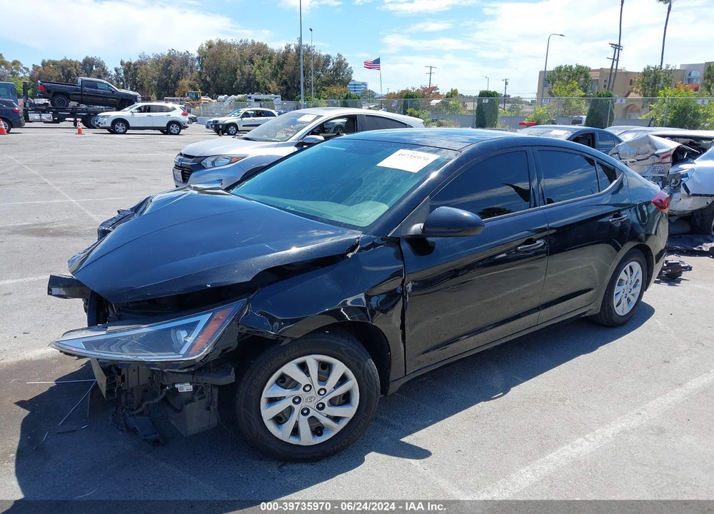 2019 HYUNDAI ELANTRA SE VIN: 5NPD74LF4KH431368